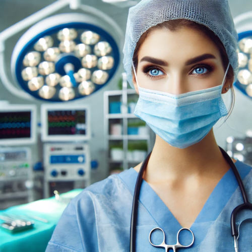 Die Fachärztin bei der Arbeit