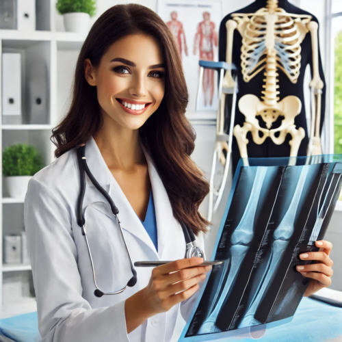 Die Fachärztin bei der Arbeit