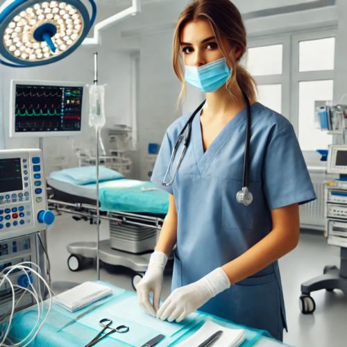 Die Fachärztin bei der Arbeit